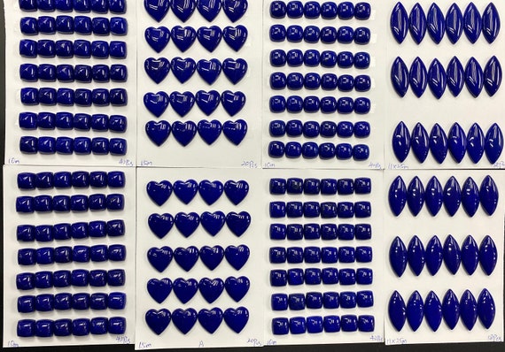Natural Lapis Cab (Angular cushion shape, Heart shape, Cushion shape, Marquise shape)