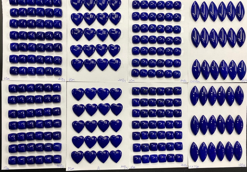 Natural Lapis Cab (Angular cushion shape, Heart shape, Cushion shape, Marquise shape) image 1