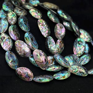 Abalone-Strang, unregelmäßige ovale Form