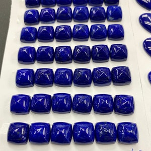 Natural Lapis Cab (Angular cushion shape, Heart shape, Cushion shape, Marquise shape) Angular cushion 42pc