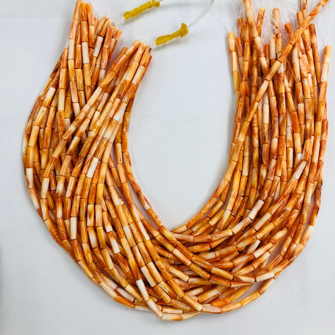 Top Quality Spiny Oyster Shell Tube Strand 4x13mm - Etsy
