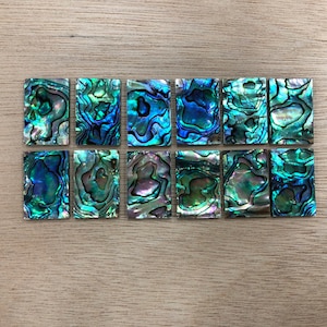 Abalone Shell Rectangle Flat 20x30mm 10/20/50pcs image 9