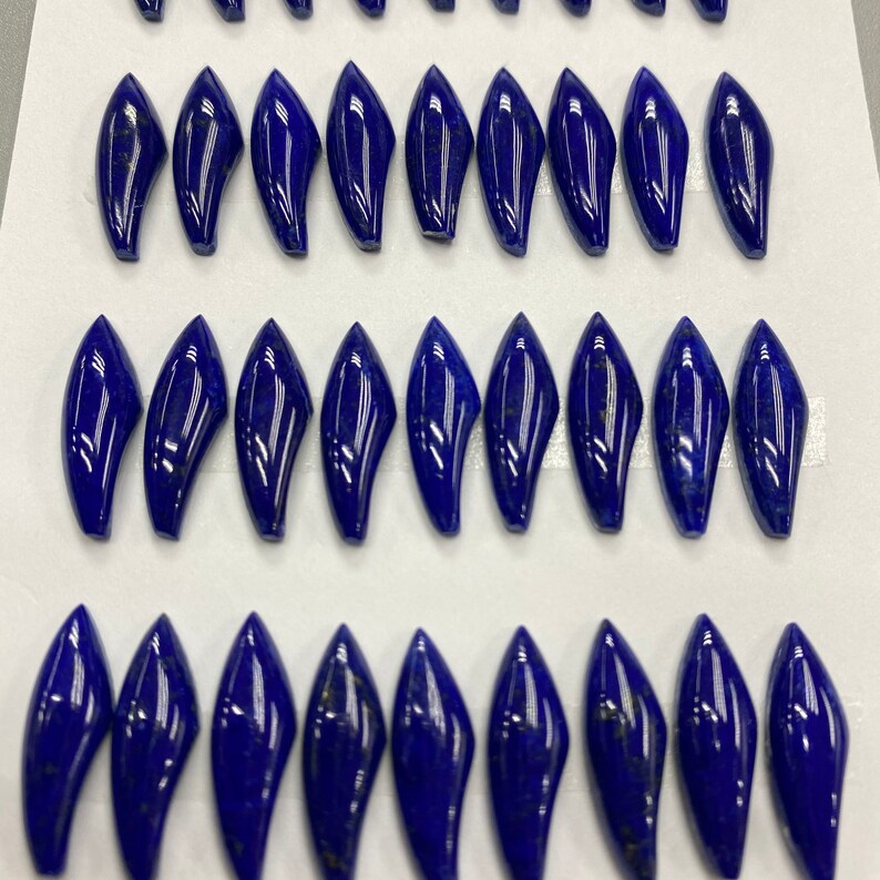 Natural Lapis Cab (Angular cushion shape, Heart shape, Cushion shape, Marquise shape) irregular shape 36pc