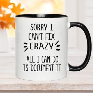 Social Worker Gifts - Funny Social Worker Mug - Gag Gift for Women or Men - Office Staff Holiday Gift Ideas - Sarcastic Present for Coworker