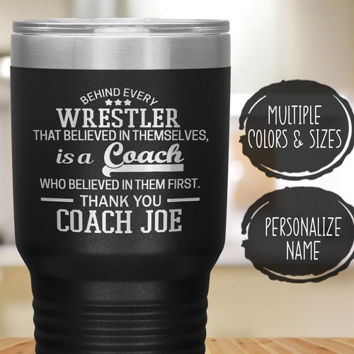 Personalized Wrestling Coach Gift Etsy