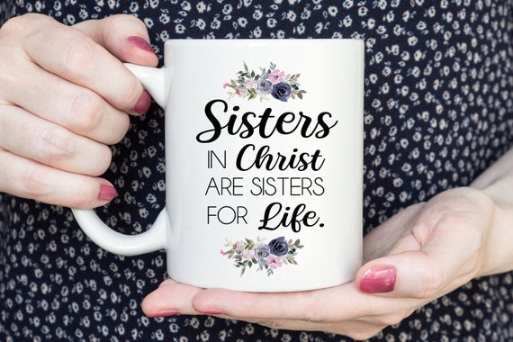 Taza de hermanas en Cristo Regalos cristianos para el mejor amigo o  hermana, taza de café de amistad religiosa, regalo de hermana del alma,  refrán inspirador -  España