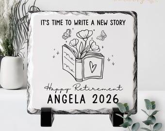 Retirement Plaque for Her Farewell Gift for Coworker Personalized Principal Unique Retirement Keepsake Teacher Going Away Present DC-26-348