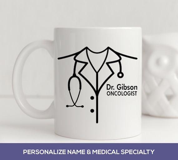 Cadeau personnalisé de remerciement pour médecin pour homme, médecin,  oncologue, obstétricien/gynécologue, tasse à café pour pédiatre, cadeau  d'appréciation pour chirurgien -  France