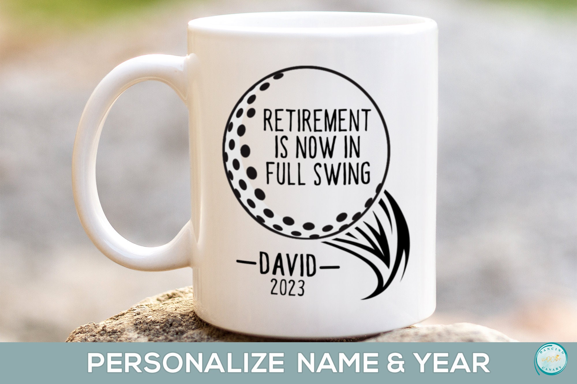 Personalized Golf Funny Golf Gifts Idea For Men Retirement Is Now In Full  Swing Funny Polo Shirt