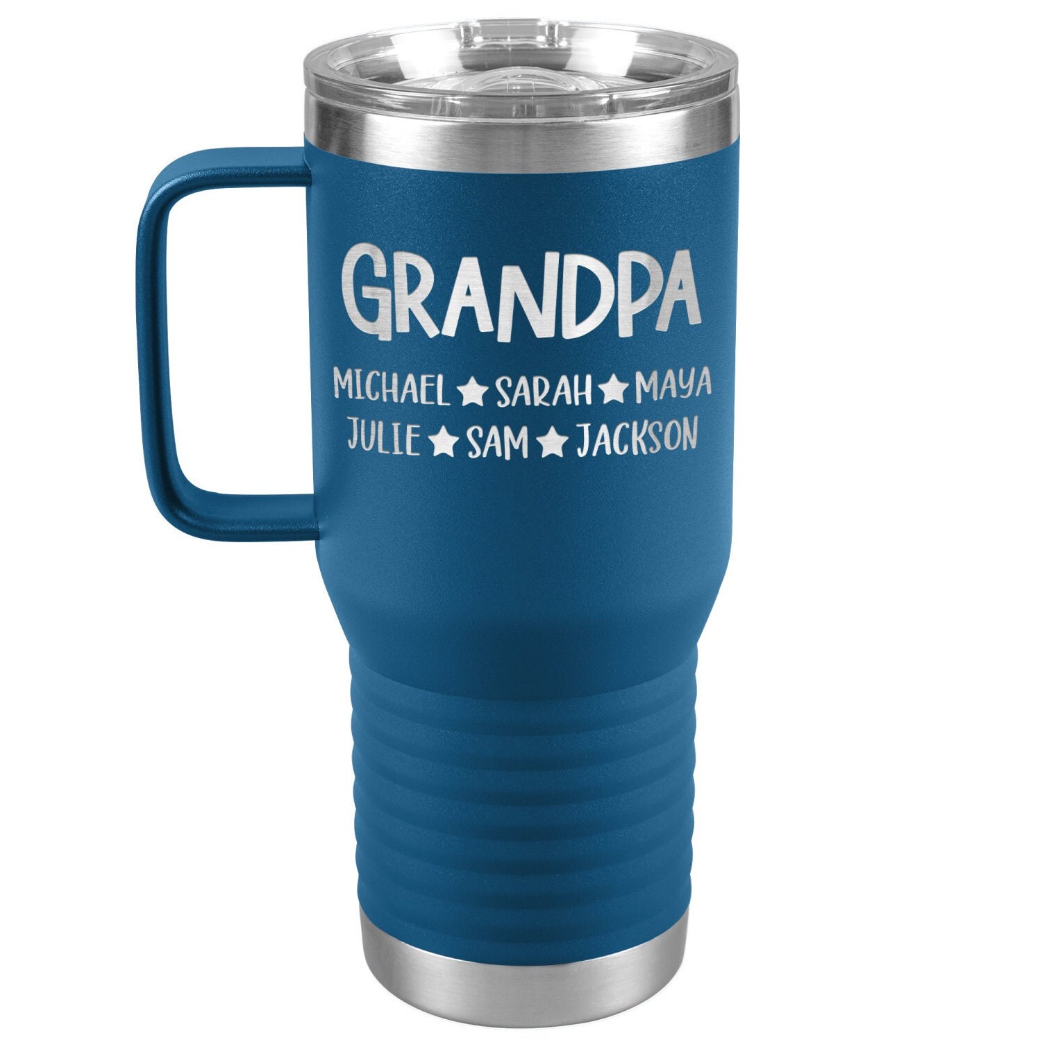 Grandpa of Girls – Engraved Stainless Cup, Travel Mug For Dad