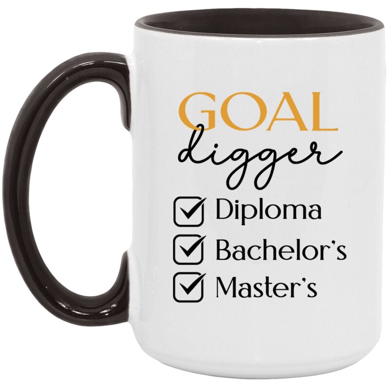 Master's Degree Graduation Gift for Him or Her Goal Etsy