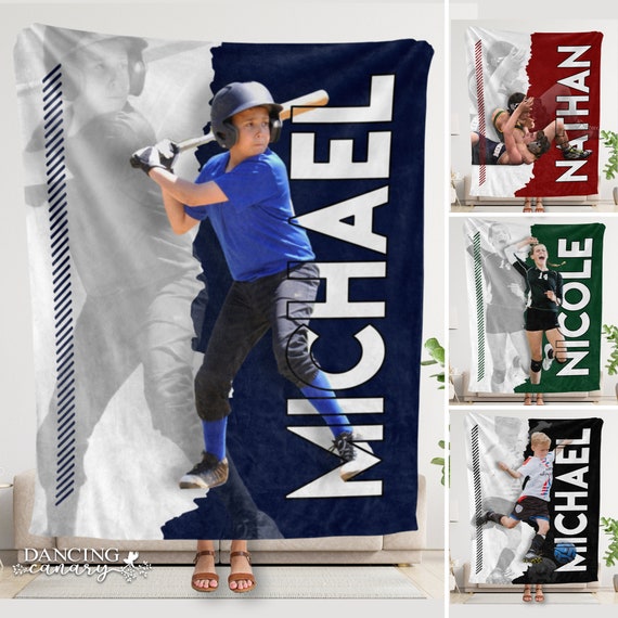 Custom sports blankets sale