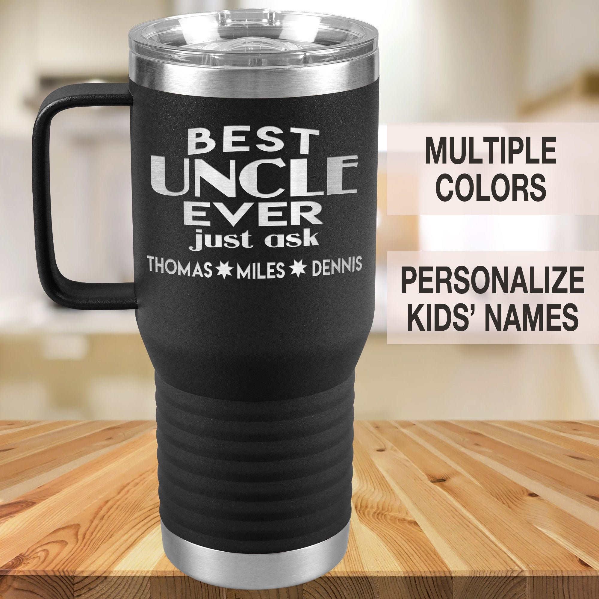 Personalized Gift for Uncle from Niece or Nephew Best Uncle Etsy