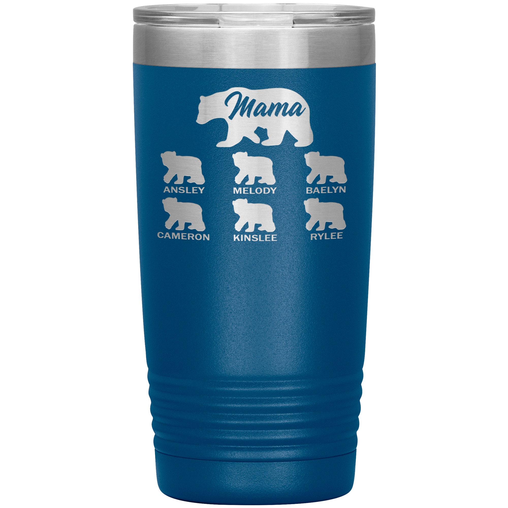 Mama Bear Engraved Tumbler Engraved Cups Engraved Mugs – Country Barn Babe