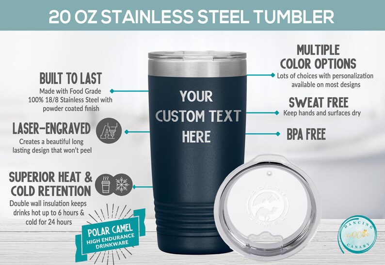 DancingCanaryCo Insulated Tumbler - Thumbnail 3