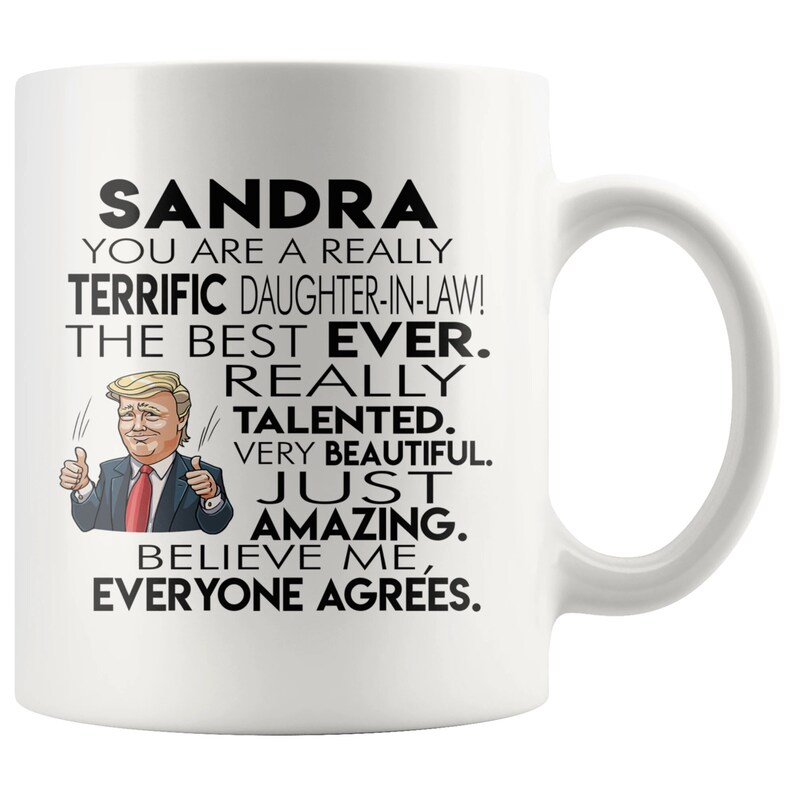 Funny Daughterinlaw Mug Trump Personalized Gift for Women Etsy