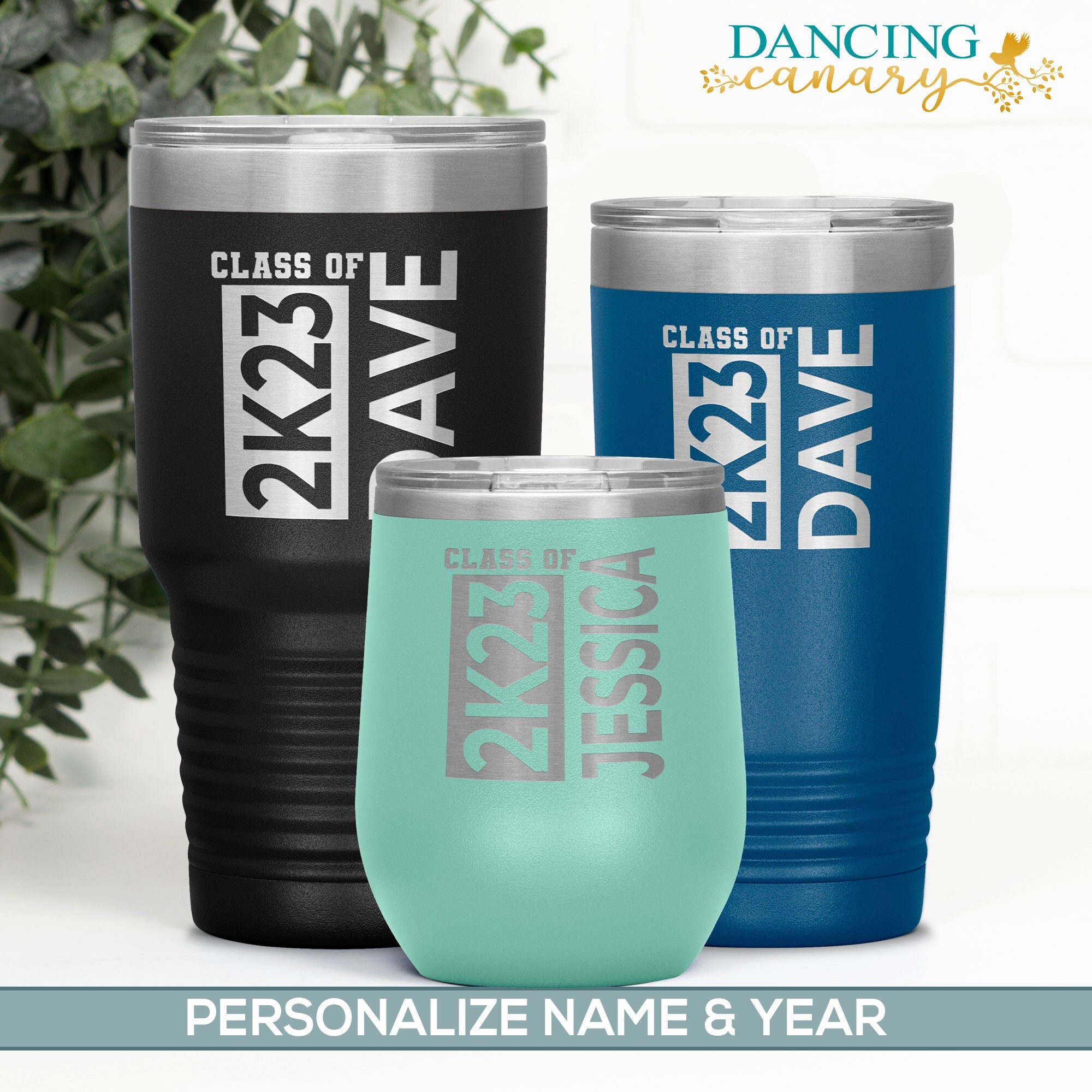 Personalized 2023 Graduation Gift Class Of 2K23 Tumbler Boys - Etsy