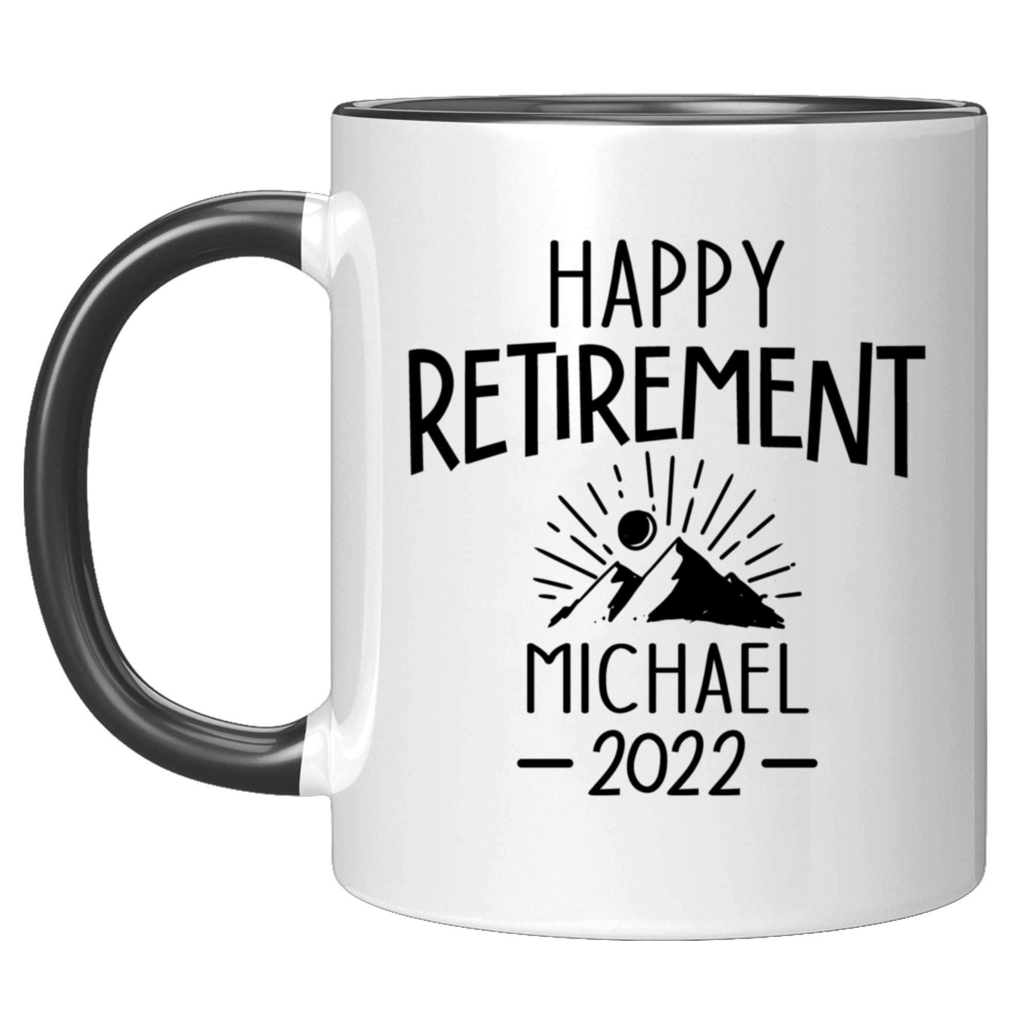 Personalized Retirement Gift for Men Happy Retirement Mug Etsy