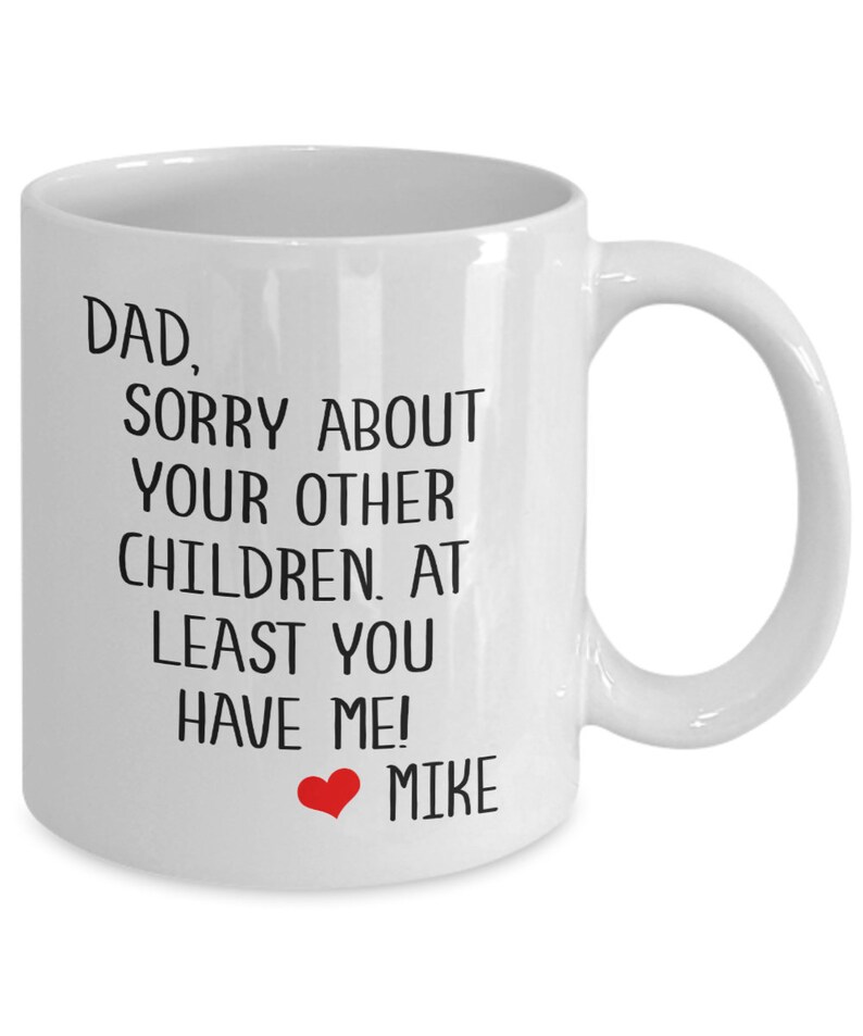 Funny Dad Mug From Son or Daughter Father Christmas Gift Etsy