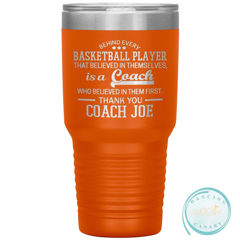 Basketball Coach Thank You Gift for Men or Women Custom Etsy