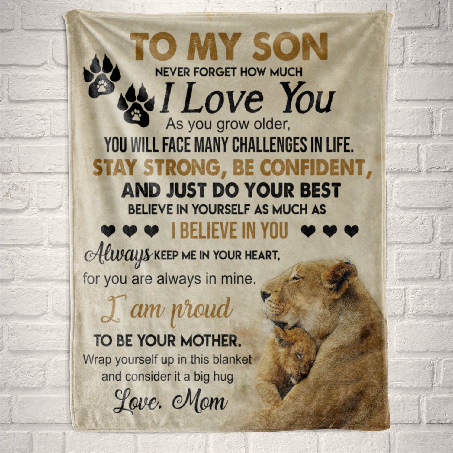 Blanket to my son sale