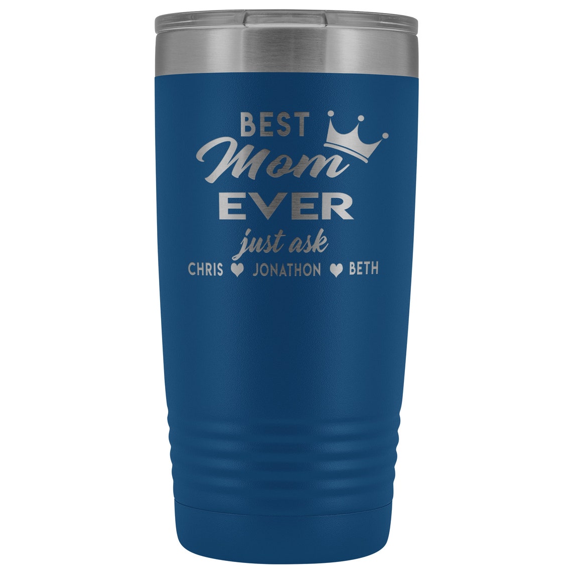 Personalized Mom Gift Best Mom Ever Tumbler Cute Mother Etsy