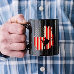 Hunting Mug Gifts for Men, Deer Hunter Mug Gift for Dad Father&#39;s Day  Husband, Brother, Son, or Friend, Hunter Rifle Cup, Christmas Present