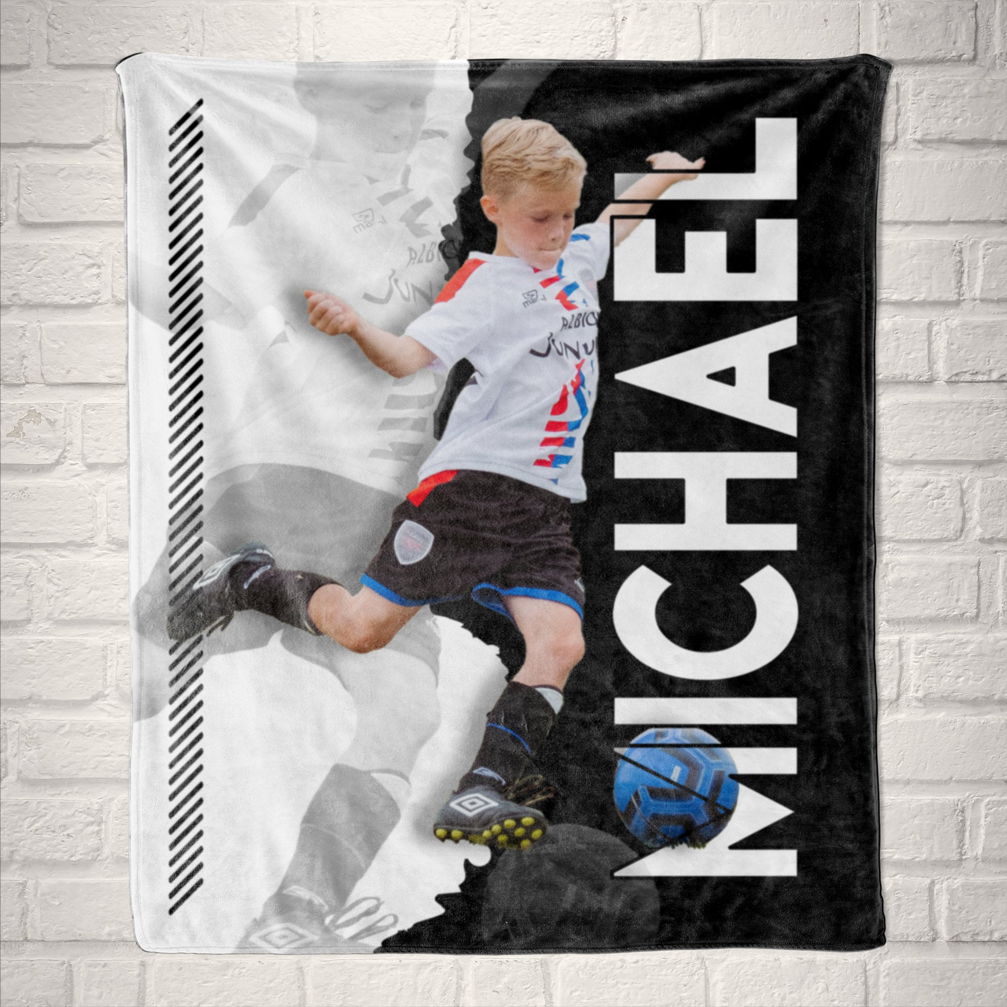 Senior Night Sports Photo Blanket | Softball, Volleyball, Cheer, Track | Custom Sports Player Blanket for Girls | End of Season Awards Gift | Blanket With a Photo