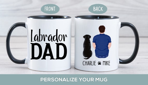 Large Personalized Coffee Mugs for Men - Definition of a Dad or Grandpa