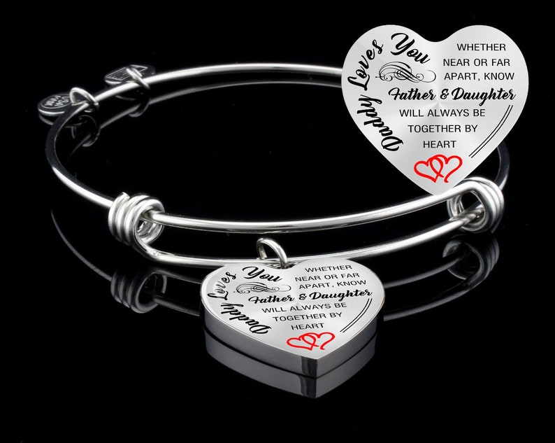 personalized father daughter jewelry