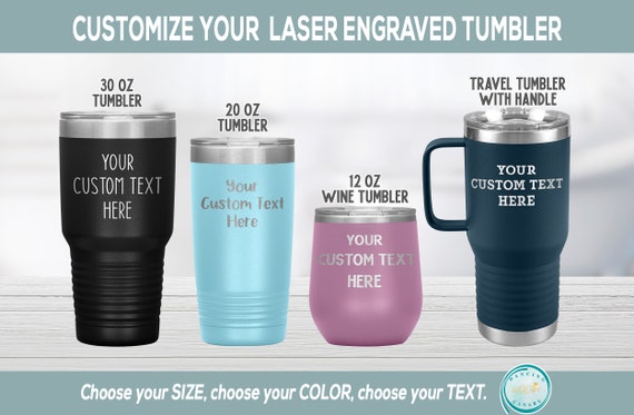 Create Personalized 30oz Insulated Tumbler, Custom Mugs