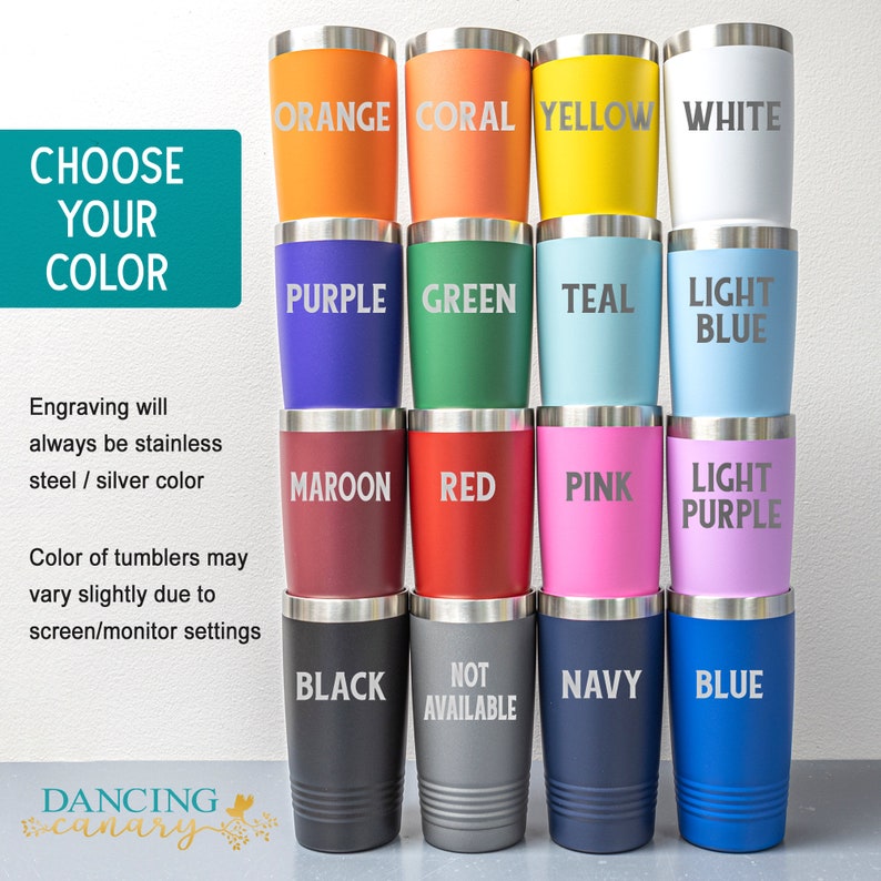 DancingCanaryCo Insulated Tumbler