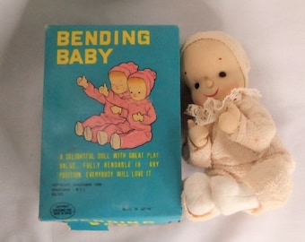 Vintage Shackman Bending Baby Doll with Box
