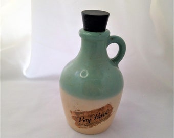 Vintage Avon Bay Rum Aftershave Bottle EMPTY