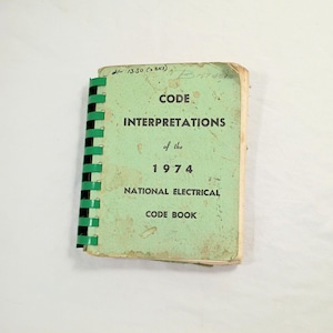 Kodtolkningar av den nationella elektriska kodeboken från 1974