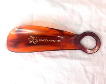 Vintage Lincoln Hotels Shoehorn