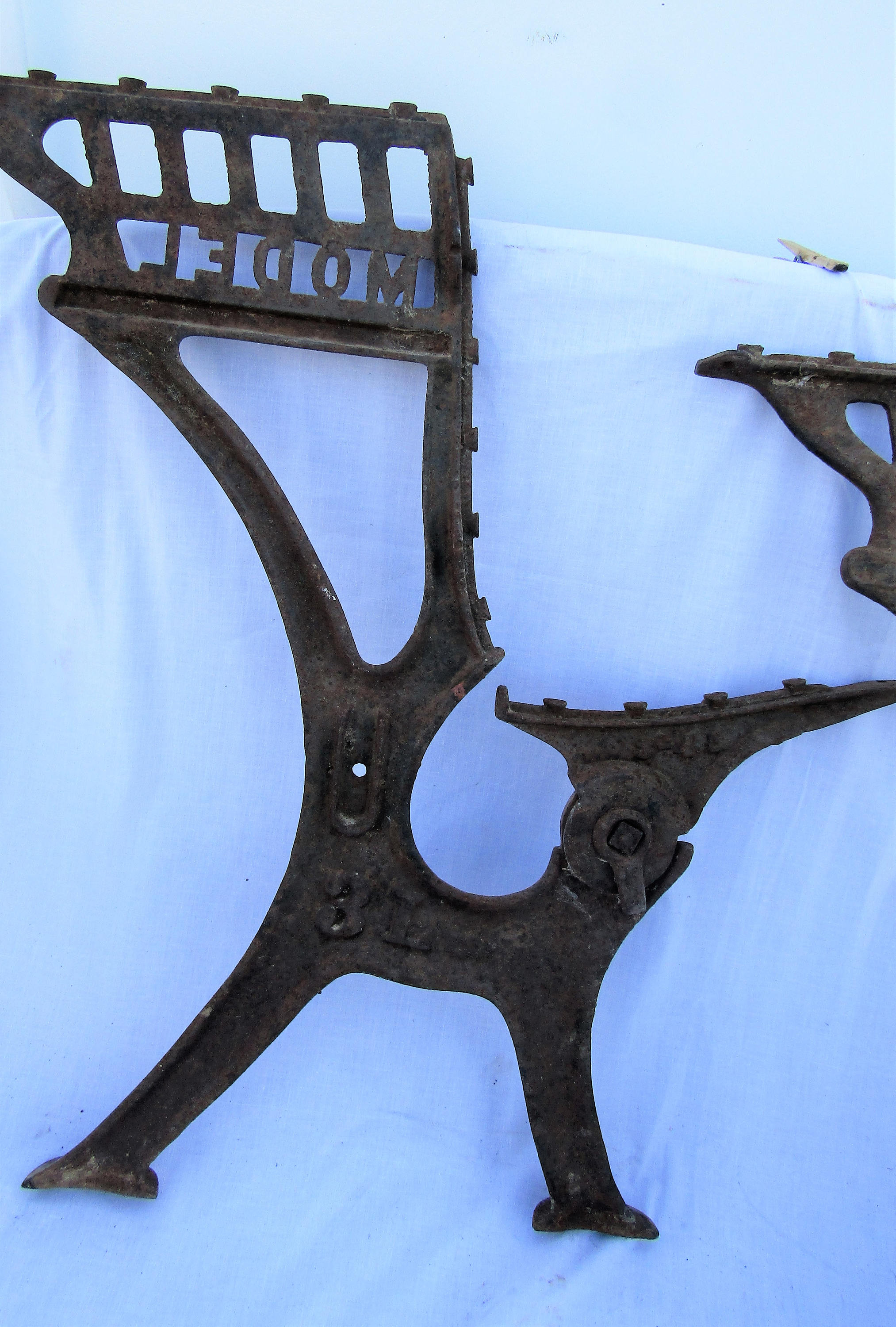 Antique Folding School Desk Legs Model Cast Iron Etsy