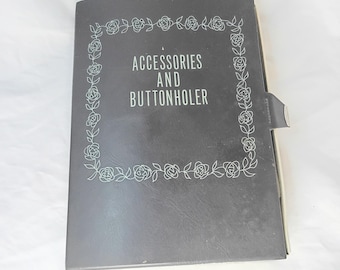 Vintage Sears Nähmaschinenzubehör und Knopflochschere