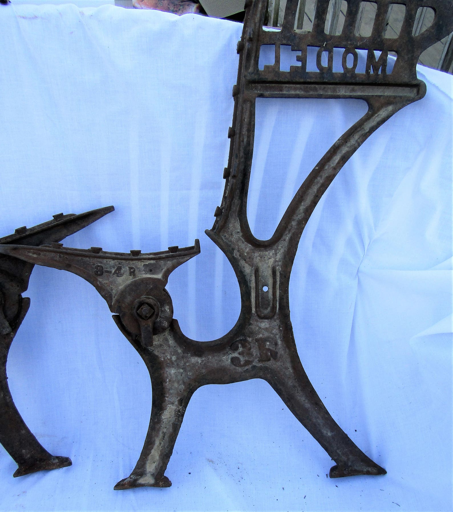 Antique Folding School Desk Legs Model Cast Iron Etsy