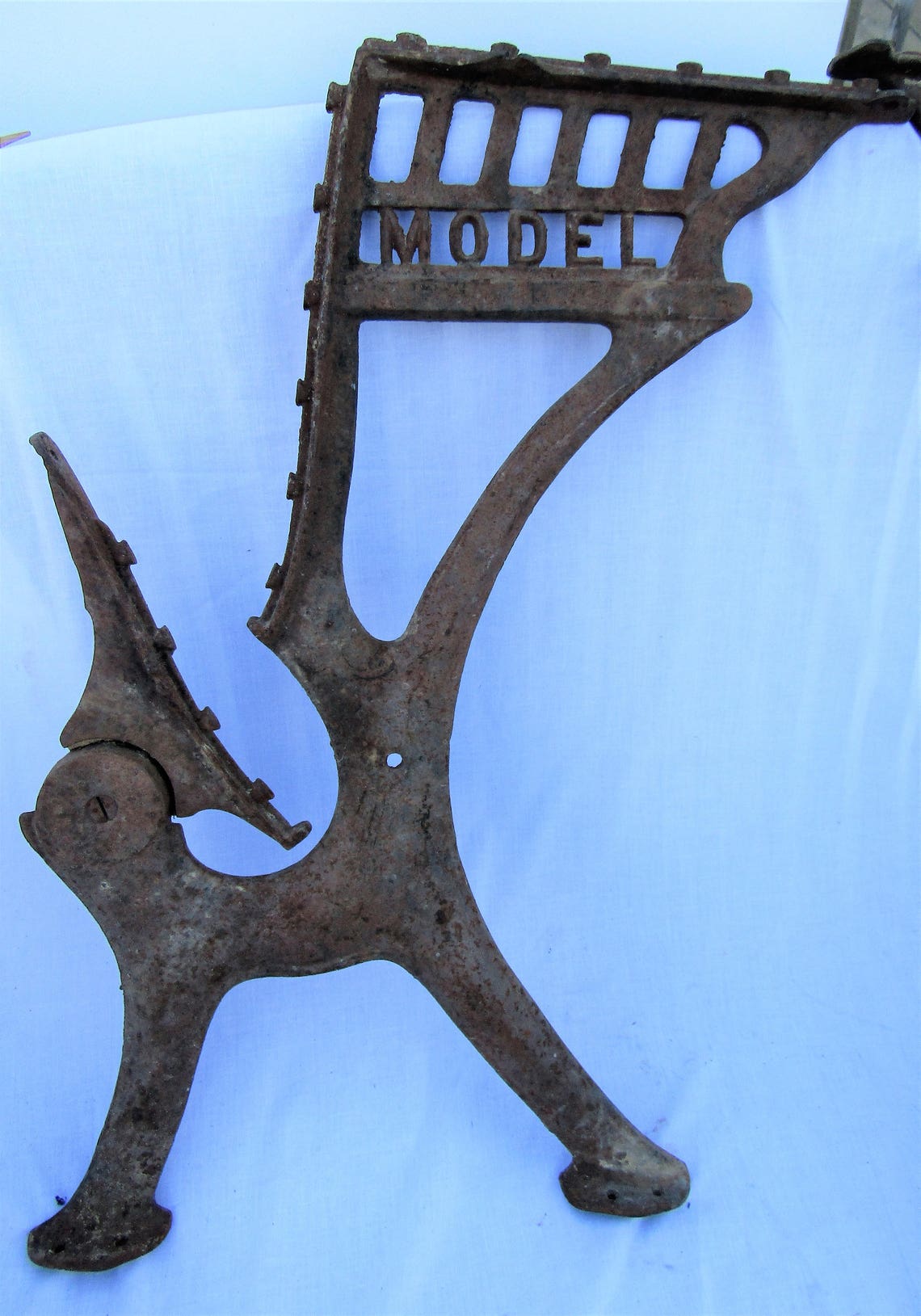 Antique Folding School Desk Legs Model Cast Iron Etsy