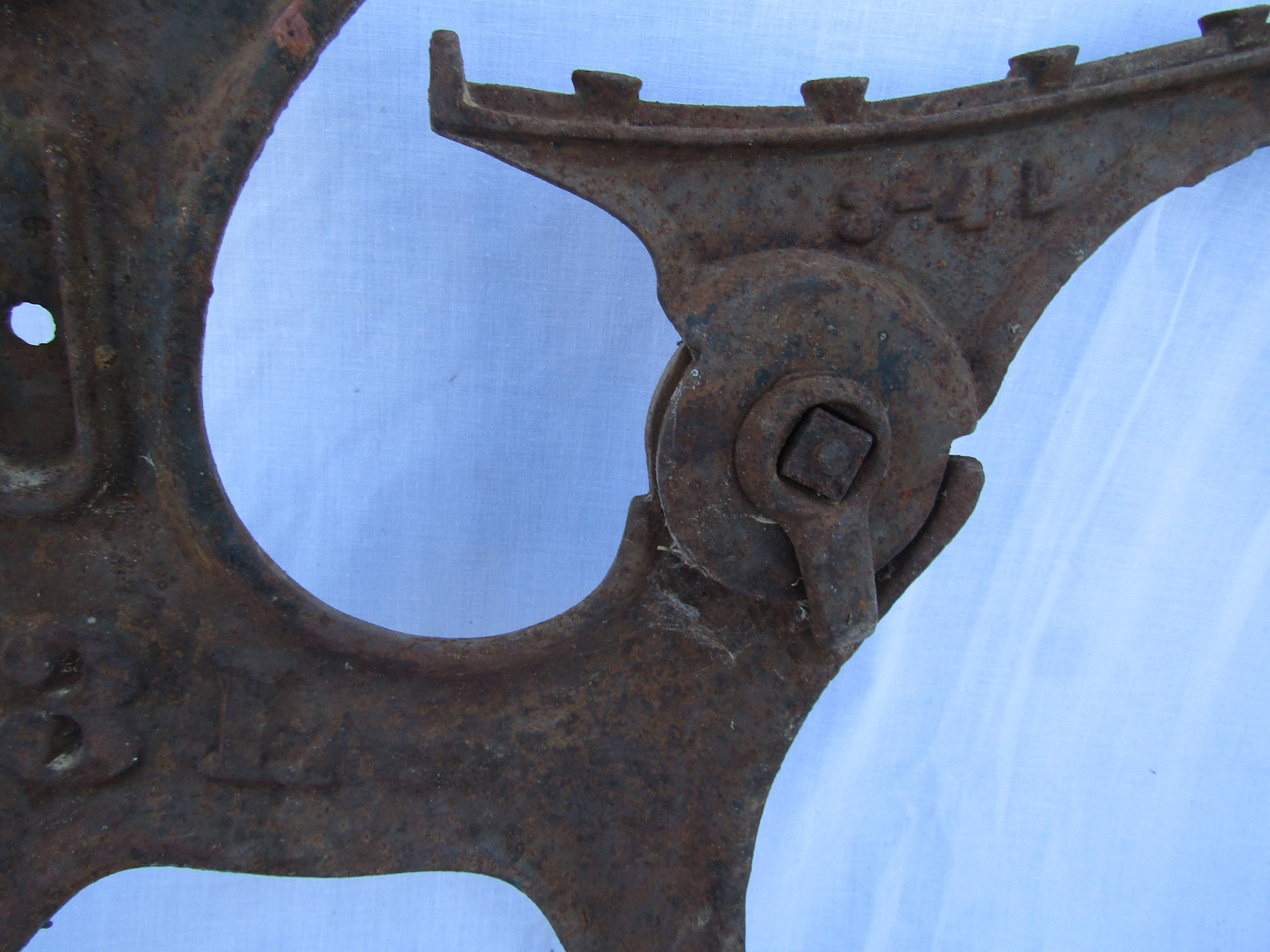 Antique Folding School Desk Legs Model Cast Iron Etsy