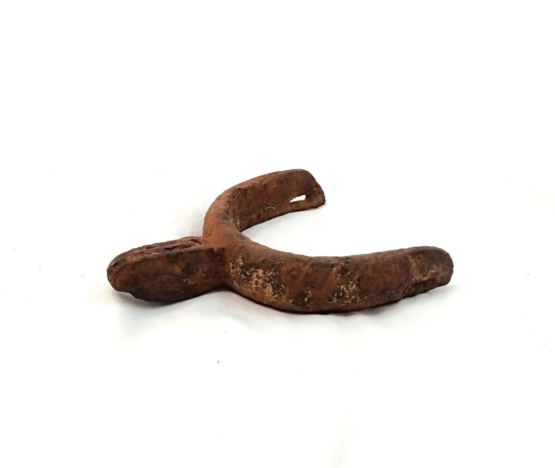 Antique Rusty Forged Iron Spur - Rustic Western Decor - Etsy