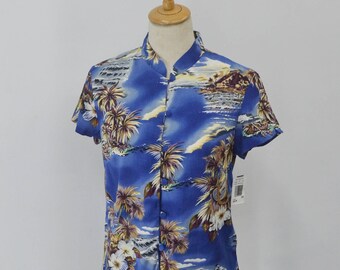 The Hawaiian Original Shirt Vintage The Hawaiian Original Made In Hawaii Rayon Button Hawaiian Shirt Size XS