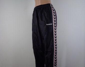 Hummel Hose Vintage Größe M Hummel Track Pants 90er Hummel Side Taped Trackuit Track Pants Gr. 26/36x29