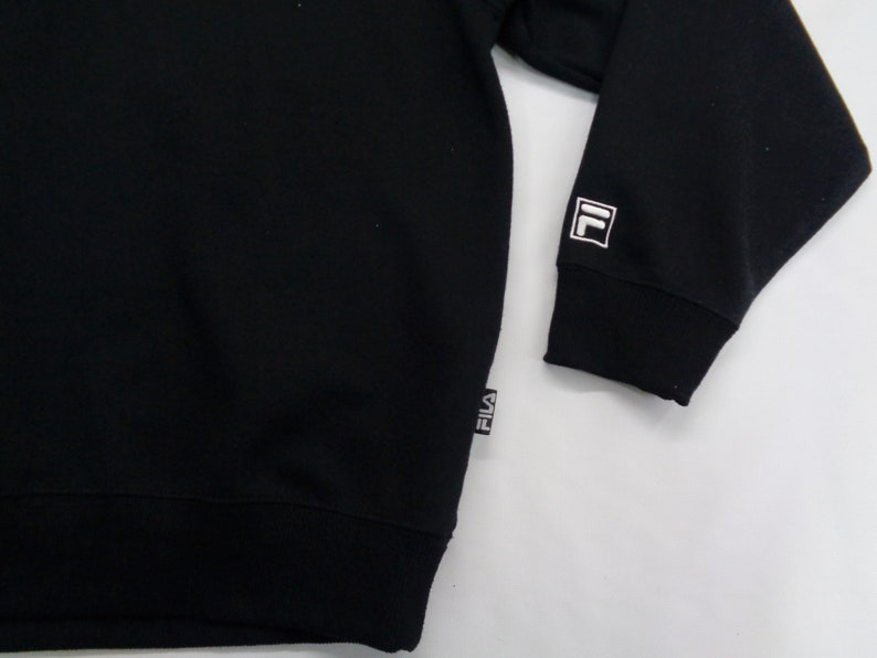 Fila Sweatshirt Vintage Fila Pullover Vintage Fila Half Zipper Pullover Sweatshirt Size L image 7