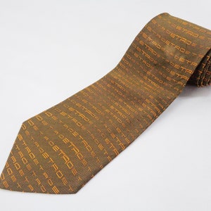 Etro Tie Vintage Etro Silk Necktie Etro Made In Italy Designer Dress Silk Necktie