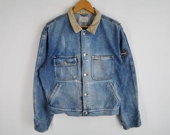 Vintage 1990s Polo RALPH LAUREN Type 2 Denim Jacket Large Ralph