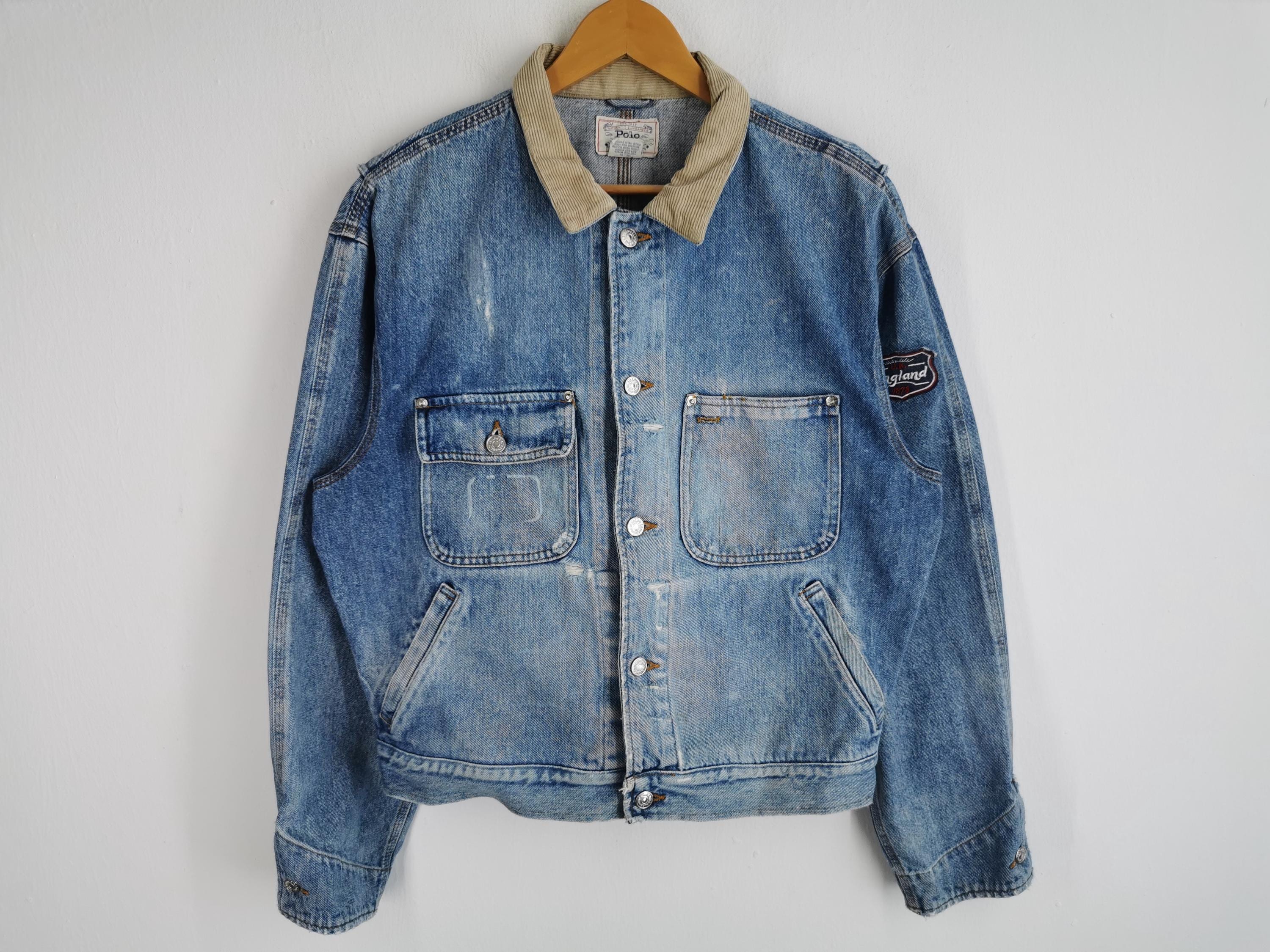 Vintage Ralph Lauren Polo Denim Jacket - Etsy Finland