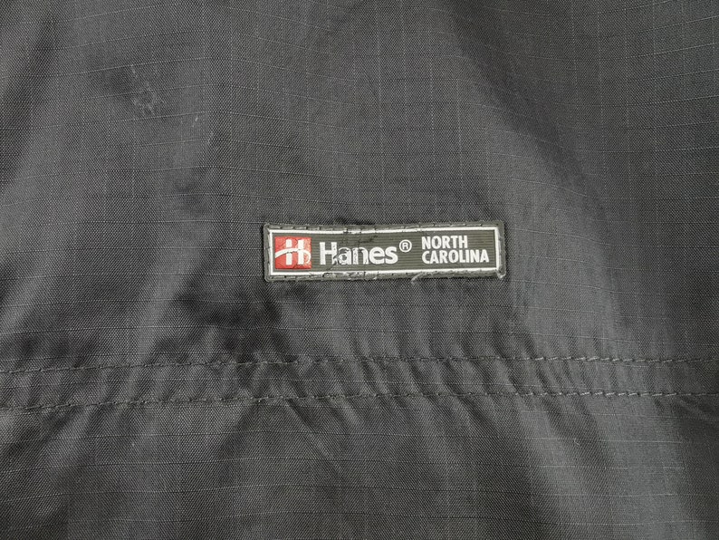 Hanes Jacket Hanes Windbreaker Hanes North Carolina Hoodie Windbreaker Jacket Size L image 6
