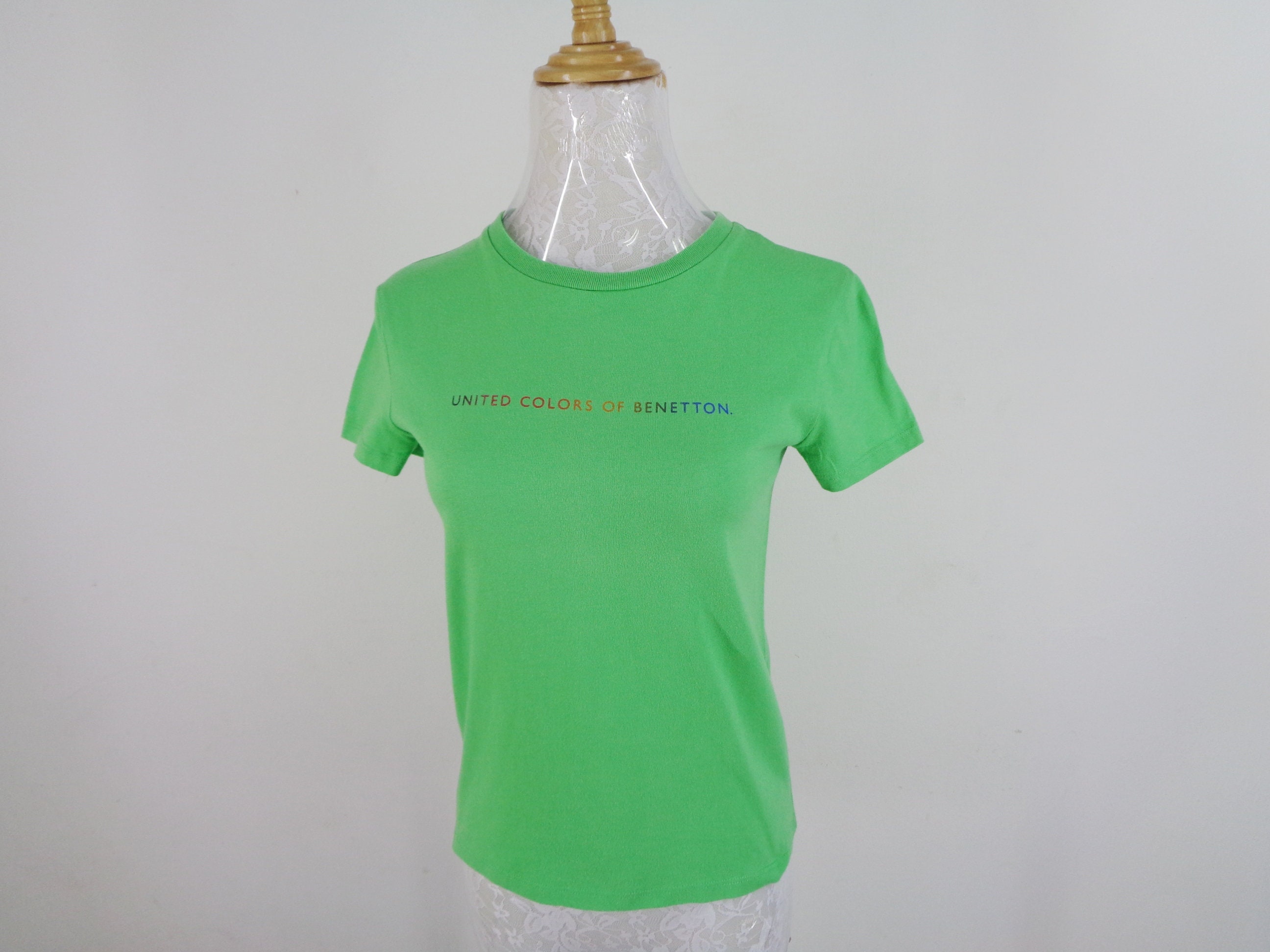 Benetton green shirt